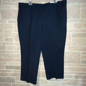 Ann Tayloy Curvy Cropped Leg Dress Pants size 18W.#40.